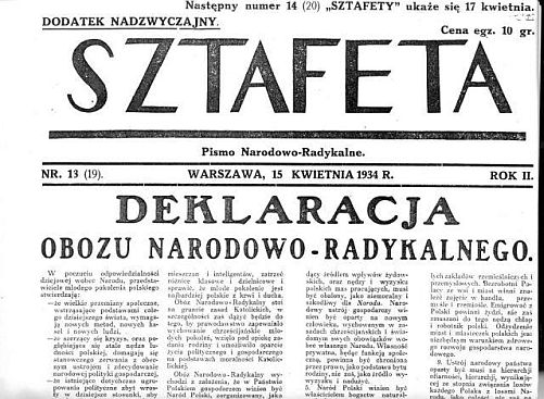 14 kwietnia 1934 – narodziny naszej Idei