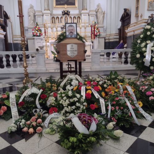 Warszawa: Pogrzeb śp. Piotra Kolanowskiego