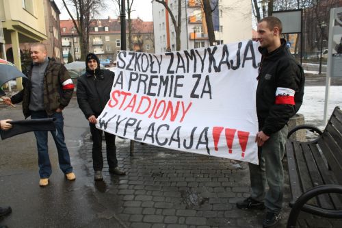 NOP przeciwko niszczeniu szkolnictwa i antynarodowemu reżimowi