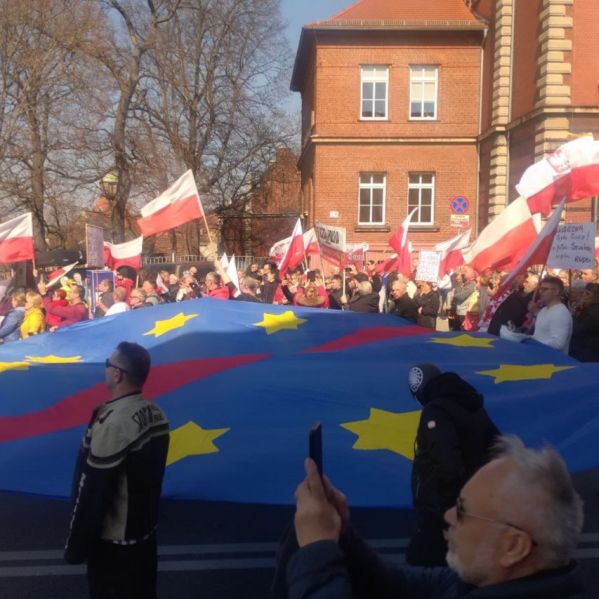 Zgorzelec: Polacy przeciwko imigrantom
