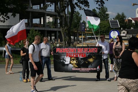 Białystok: Solidarni z walczącą Palestyną