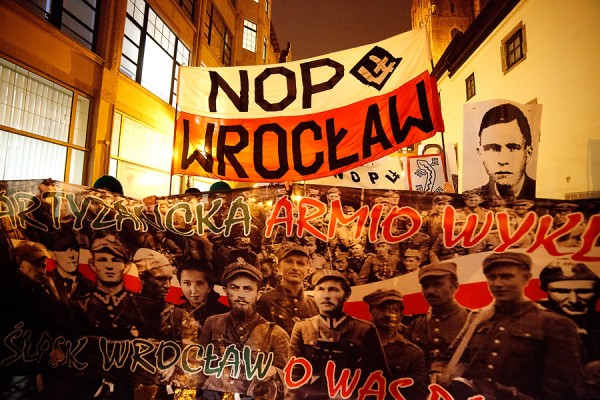 Wrocław: Fotorelacja z manifestacji w hołdzie Żołnierzom Wyklętym