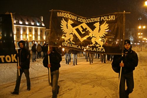 Białystok: Manifestacja poparcia dla Serbów
