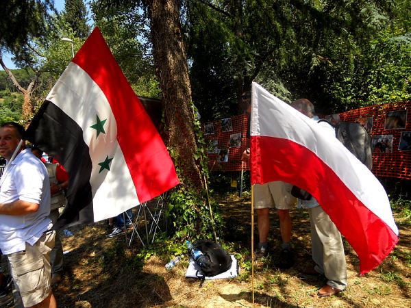 Al Jazeera o poparciu NOP dla prezydenta Syrii