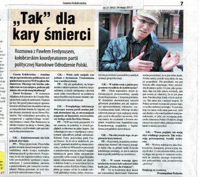 „Jesteśmy nacjonalistami. Opinia kretynów nas nie interesuje” – rozmowa z działaczem NOP