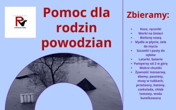 Narodowy solidaryzm: Apel o pomoc dla powodzian