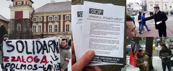 Łańcut: Działacze NOP solidarni z załogą „Polmosu”