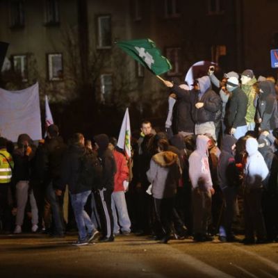 Zabrze: Starcia z policją w obronie górników