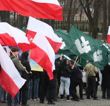 Katowicka manifestacja w rocznicę powstania ONR