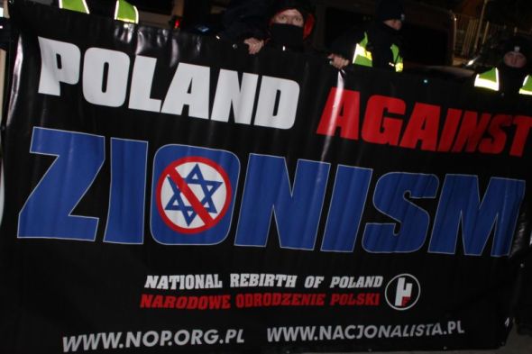Warszawa: Nacjonaliści przeciwko syjonizmowi