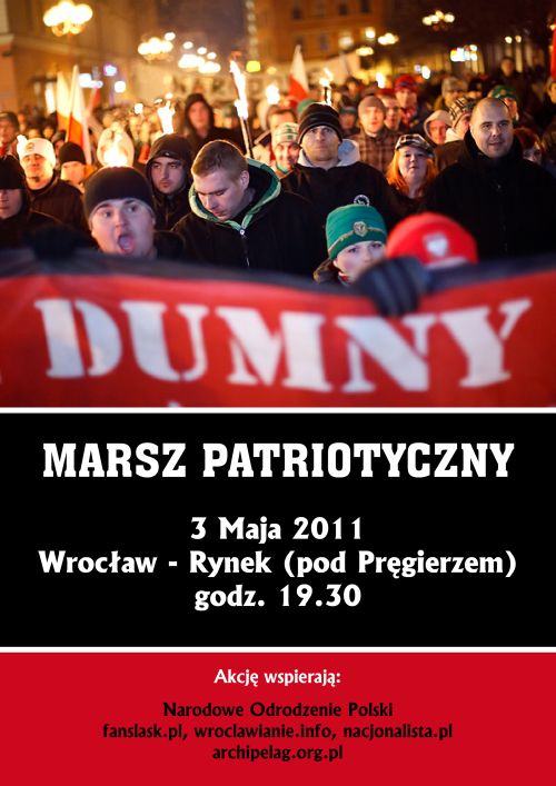 3 maja – Wrocław – Manifestacja Patriotyczna