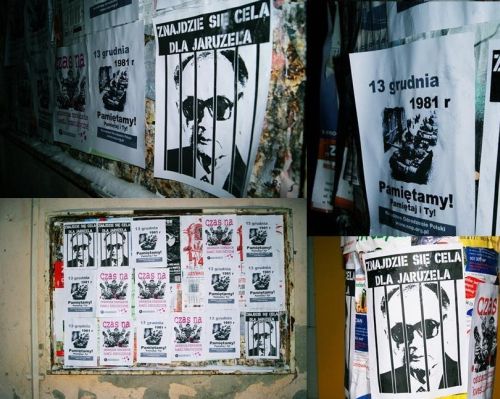 Wołów: Akcja plakatowa w rocznicę 13 grudnia