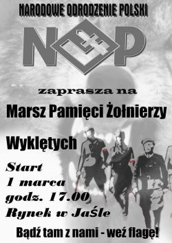 Jasło: Marsz Pamięci Żołnierzy Wyklętych