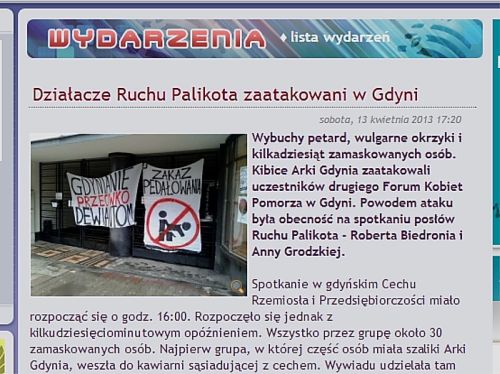 „Zakaz Pedałowania” w Gdyni