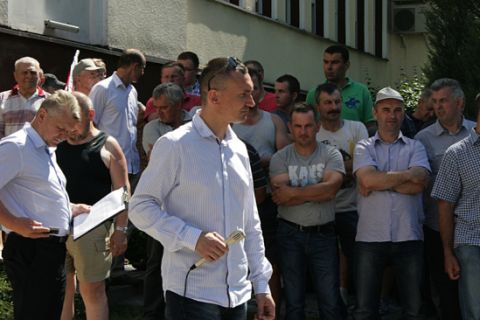 Białystok: Działacze NOP wsparli protest rolników