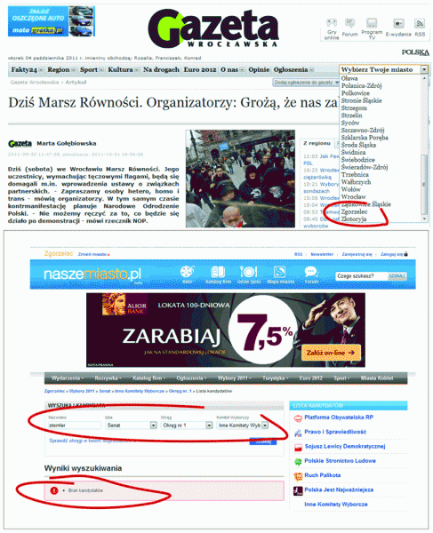 „Gazeta Wrocławska” ustawia wybory przeciwko NOP
