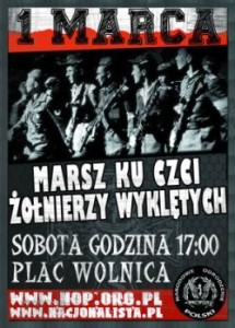 Kraków: Marsz ku czci Żołnierzy Wyklętych