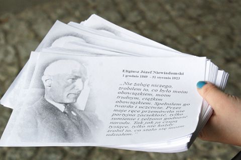 Białystok: Rocznica śmierci Eligiusza Niewiadomskiego