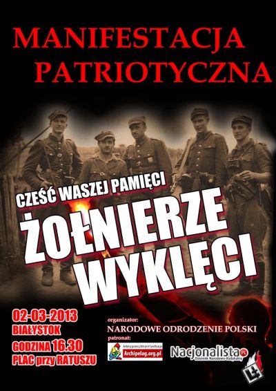 Białystok w hołdzie Żołnierzom Wyklętym