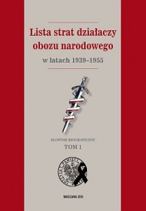 Lista strat działaczy obozu narodowego w latach 1939–1955