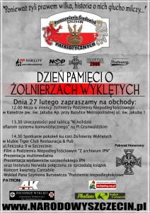 Obchody Dnia Pamięci o Żołnierzach Wyklętych w Szczecinie
