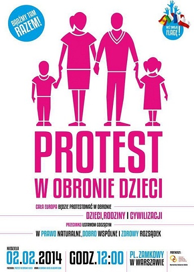 NOP zaprasza na warszawską manifestację w obronie dzieci i rodziny