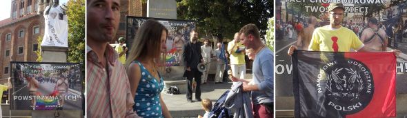 Toruń: Działacze NOP na froncie walki z pedofilią